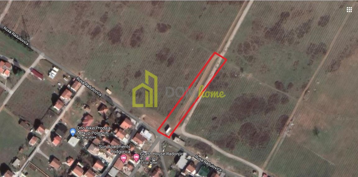 Plac 2884m2 , Sadine